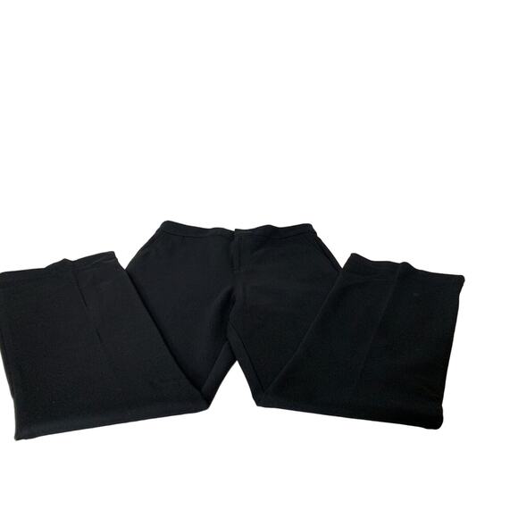 Soft Surroundings Slacks 10P Black High Rise Heavy Weight Stretch Pockets - Picture 3 of 11